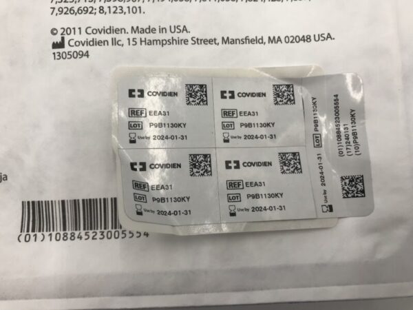COVIDIEN EEA31 EEA AutoSuture Circular Stapler w/DST Series Technology 31mm-4.8mm (X)