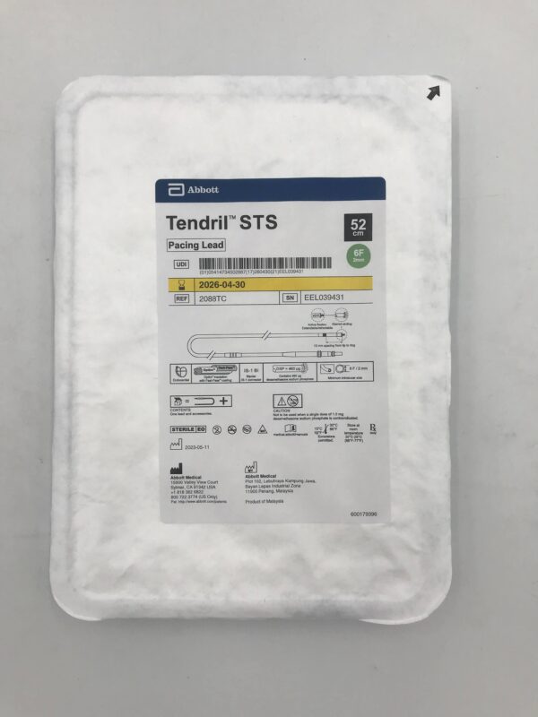 ABBOTT 2088TC Tendril STS Pacing Lead 6F x 52cm