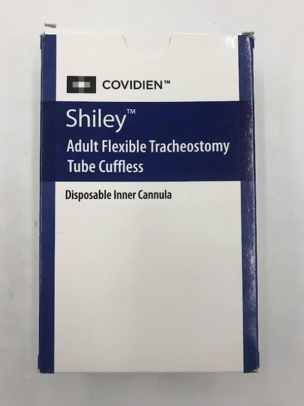 COVIDIEN 6UN75H Shiley Adult Flexible Tracheostomy Tube Cuffless Disposable Inner Cannula 7.5mm I.D. 10.8mm O.D.