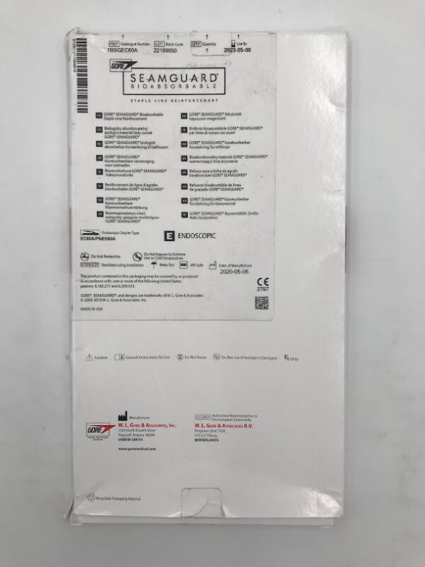 GORE 1BSGEC60A SeamGuard Bioabsorbable Staple Line Reinforcement (X)