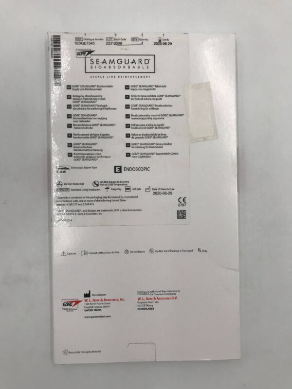 GORE 1BSGETS45 SeamGuard Bioabsorbable Staple Line Reinforcement (X)