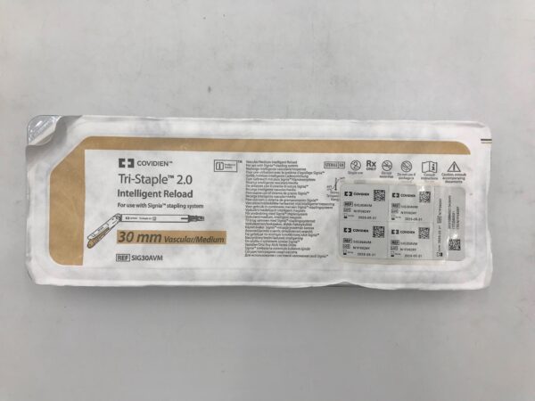 COVIDIEN SIG30AVM Tri-Staple 2.0 Intelligent Reload, Vascular / Medium 30mm