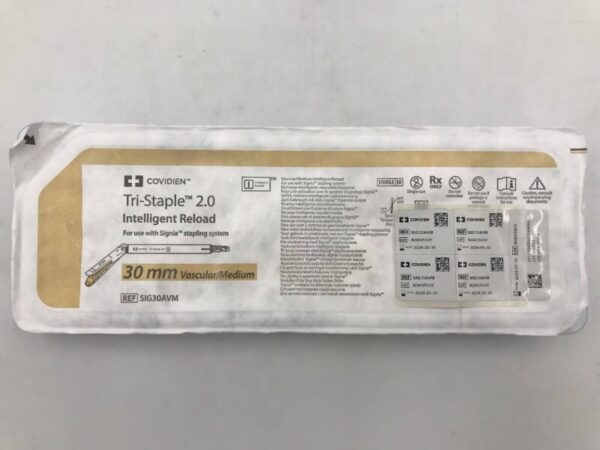 COVIDIEN SIG30AVM Tri-Staple 2.0 Intelligent Reload, Vascular / Medium 30mm (X)
