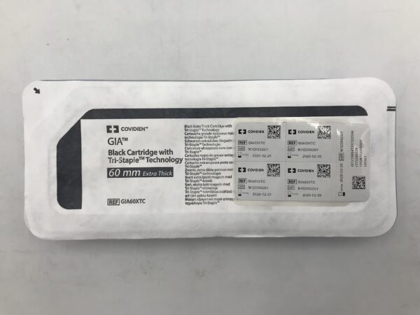COVIDIEN GIA60XTC GIA Black Cartridge w/Tri-Staple Technology 60mm Extra Thick