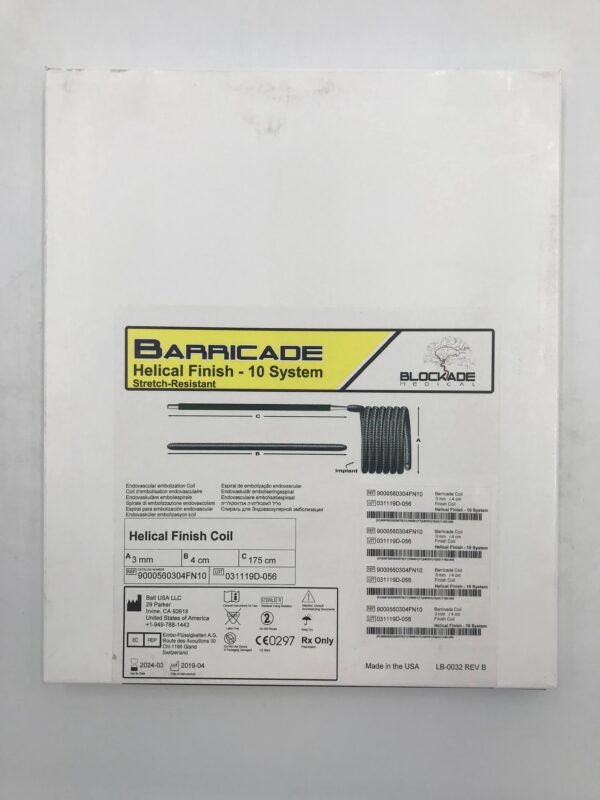 BALT 9000560304FN10 Barricade Helical Finish Stretch-Resistant 10 System 3mm x 4cm (X)