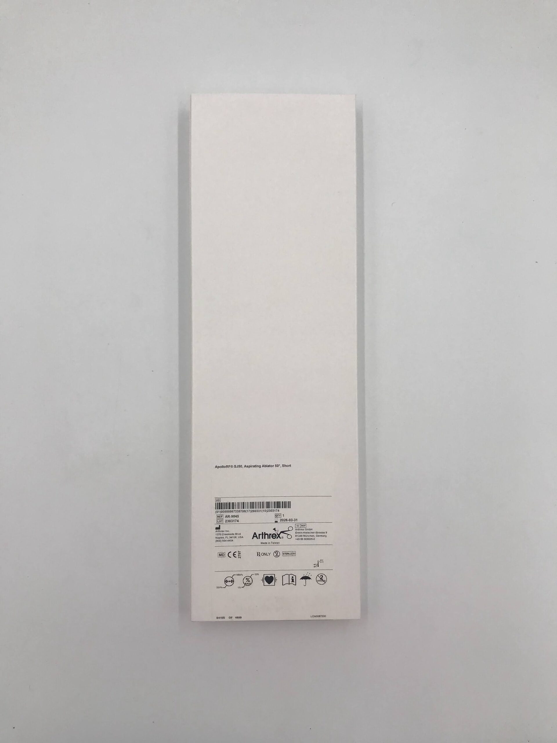 ARTHREX AR-9845 ApolloRF SJ50, Aspirating 50Degrees Short (X)
