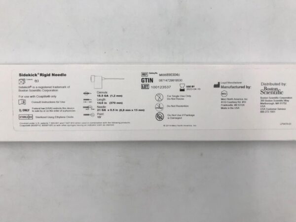 MERZ 890304 Sidekick Rigid Needle (X)