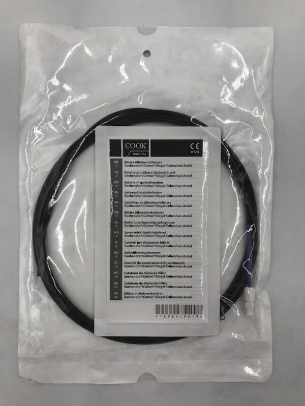 COOK G22104 Cotton Graduated Biliary Dilation Catheter 9.6Fr x 195cm
