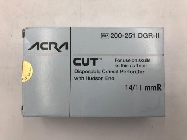ACRA-CUT 200-251 DGR-II Disposable Cranial Perforator w/ Hudson End 14/11mm R