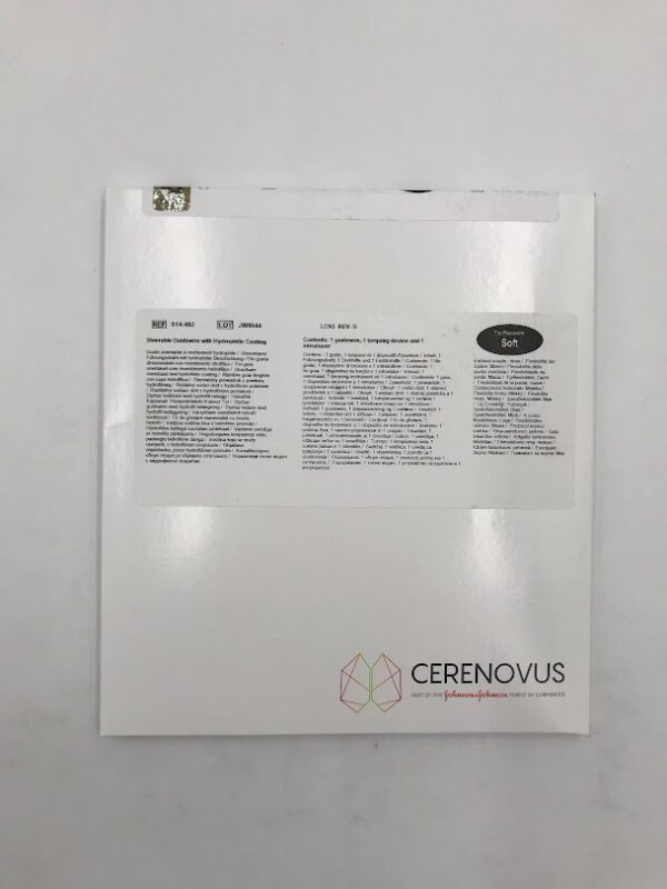 MEDOS 614-482 Cerenovus Agility 14 Steerable Guidewire with Hydrophilic Coating .014" (.36mm) 205cm (X)