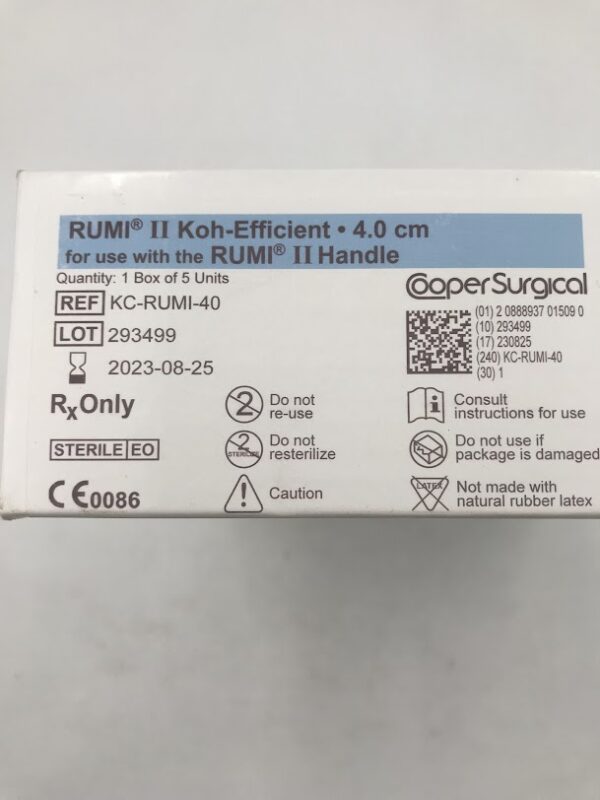 COOPER SURGICAL KC-RUMI-40 Rumi II Koh-Efficient Electrosurgry 4.0cm Large (5/Box) (X)