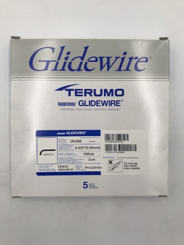 TERUMO GR3506 Radifocus Glidewire Angled 0.035" x 3cm x 150cm (5/Box) (X)
