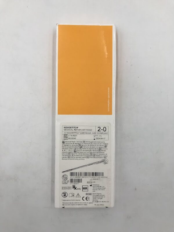 SMITH & NEPHEW CTX-R001 Novostitch Meniscal Repair Cartridge 2-0 (X)