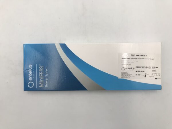 ENTELLUS MEDICAL SSB-12300-1 Shaver Blade 3mm Double Serrated Straight (X)