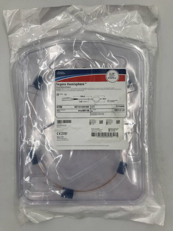 BOSTON SCIENTIFIC 380110 Segura Hemisphere Stone Retrieval Basket 3F x 120cm (X)