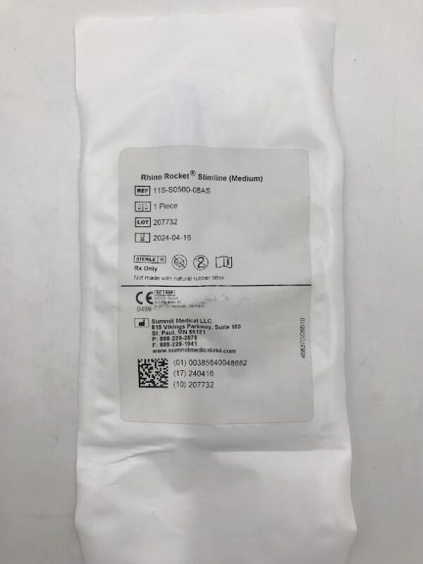 SUMMIT MEDICAL 11S-S0500-08AS Rhino Rocket Slimline Medium (X)