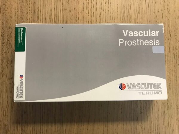 VASCUTEK 733034 Gelweave Gelatin Impregnated Woven Vascular Prosthesis Straight 34mm x 30cm (X)