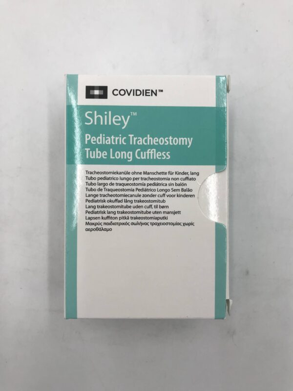 COVIDIEN 5.5 PDL Shiley Pediatric Tracheostomy Tube Long Cuffless 5.5mm I.D. 7.7mm O.D. (X)