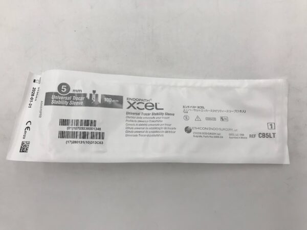 ETHICON CB5LT 5mm Universal Trocar Stability Sleeve 100mm