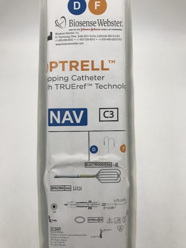 BIOSENSE WEBSTER D142901 Optrell Mapping Catheter w/TRUEref Technology NAV C3 8F x 113±3cm (X)
