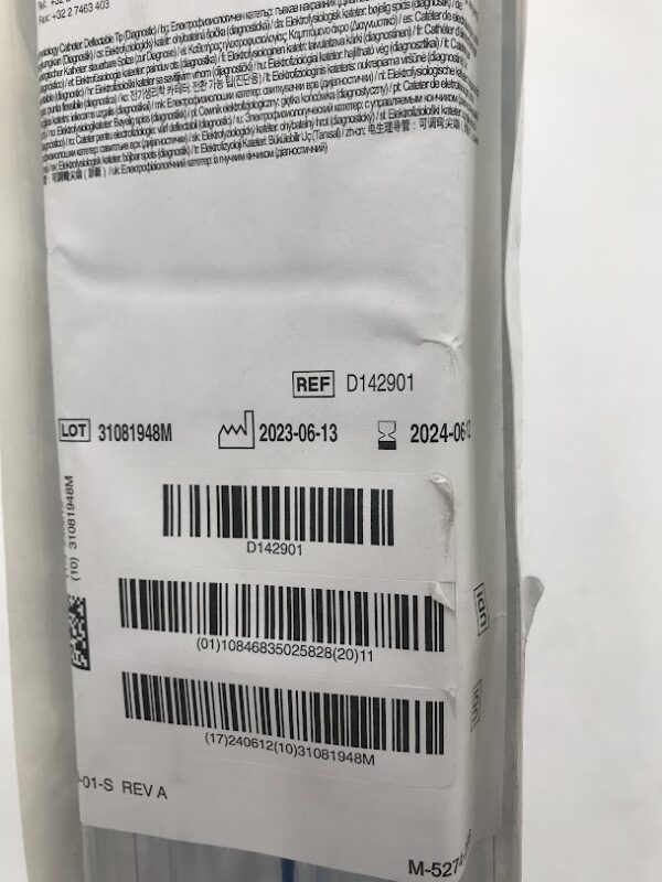 BIOSENSE WEBSTER D142901 Optrell Mapping Catheter w/TRUEref Technology NAV C3 8F x 113±3cm (X)