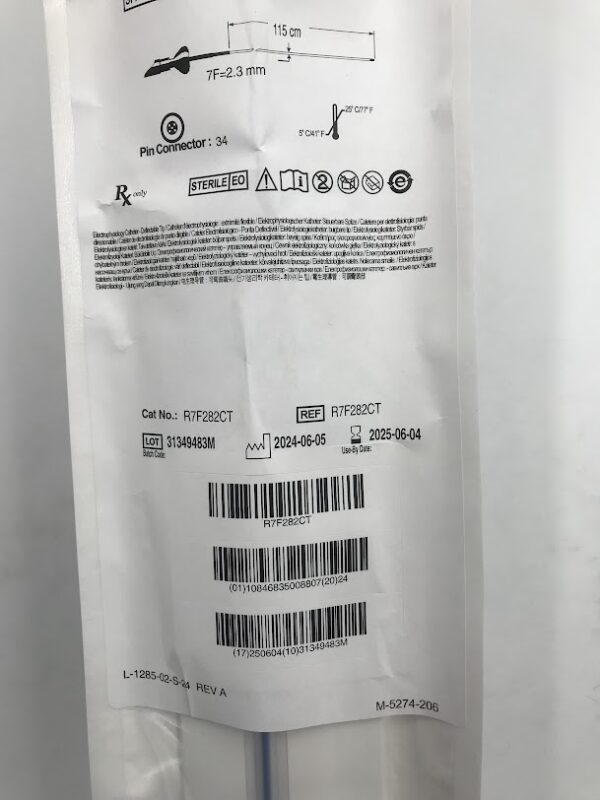 BIOSENSE WEBSTER R7F282CT DecaNav Electrophysiology Catheter NAV C3 7F x 115cm (SD)
