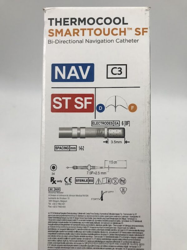 BIOSENSE WEBSTER D134805 Thermocool Smarttouch SF Bi-Directional Navigation Catheter NAV C3 ST SF 7.5F x 115cm