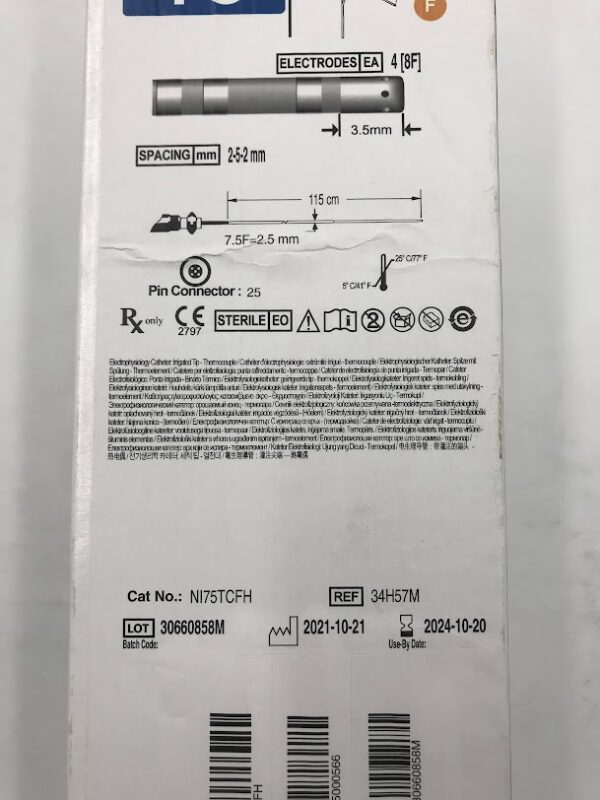 BIOSENSE WEBSTER 34H57M NaviStar ThermoCool Electrophysiology Catheter NAV C3 XP TC 7.5F x 115cm (X)