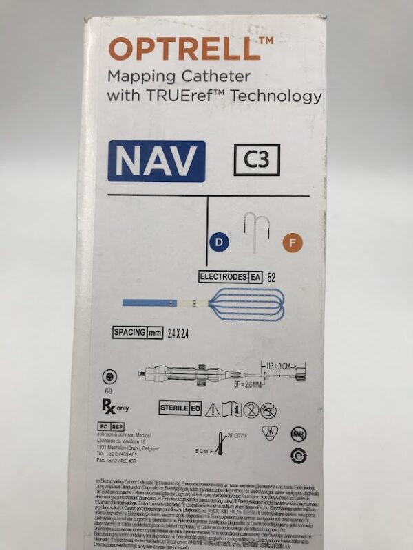 BIOSENSE WEBSTER D140901 Optrell Mapping Catheter w/TRUEref Technology NAV C3, 8F x 113±3cm (X)