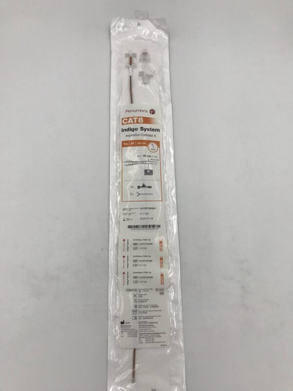 PENUMBRA CAT8TORQ85 CAT8 Indigo System Aspiration Catheter 8 TORQ, 8F x 85cm(X)