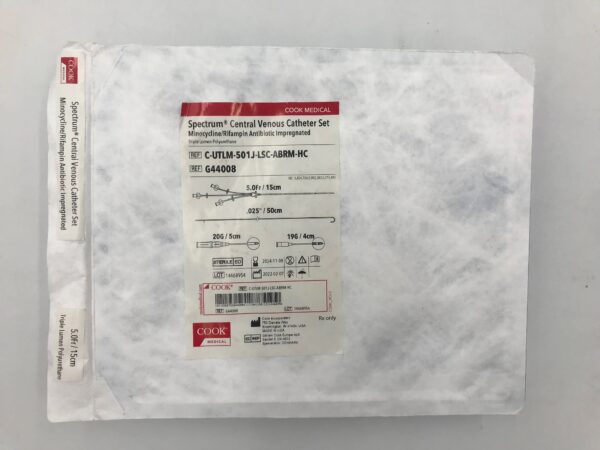 COOK G44008 Spectrum Central Venous Catheter Set 5Fr / 15cm (X)