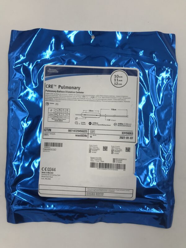 BOSTON SCIENTIFIC 5034 CRE Pulmonary Balloon Dilatation Catheter 7.5F x 10x11x12mm