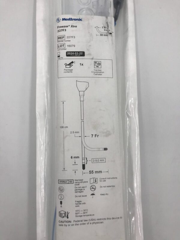 MEDTRONIC 227F3 Freezor Xtra Cardiac CryoAblation Catheter 7F x 108cm (X)