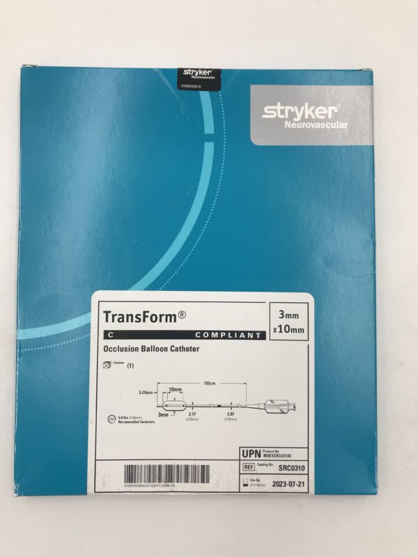STRYKER SRC0310 Transform Compliant Occlusion Balloon Catheter 2.7F-2.8F x 3x10mm (X)