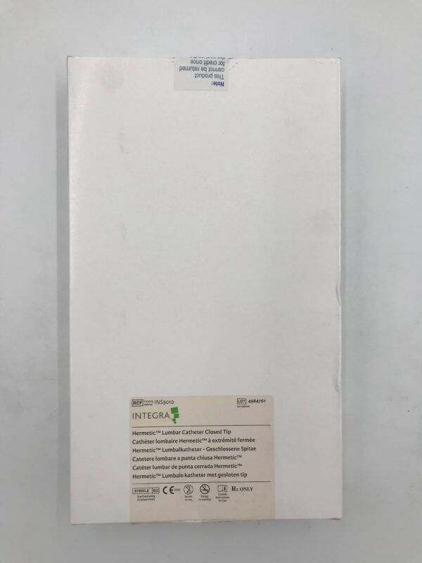 INTEGRA INS5010 Hermetic Lumbar Catheter Closed Tip (X)