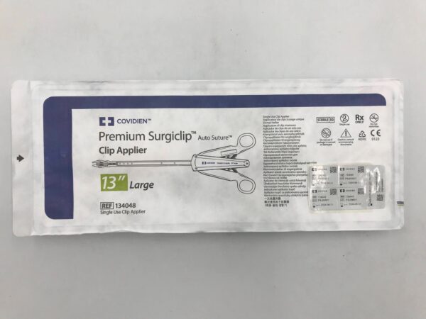 COVIDIEN 134048 Premium Surgiclip Auto Suture Clip Applier Large 13in (X)