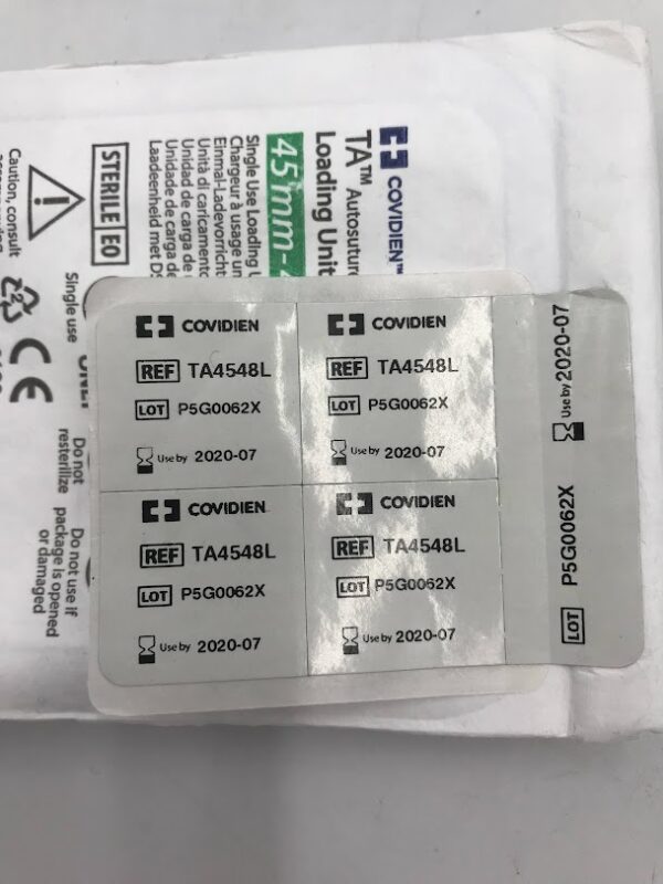 COVIDIEN TA4548L TA Autosuture Loading Unit w/ DST Series Technology 45mm-4.8mm (X)
