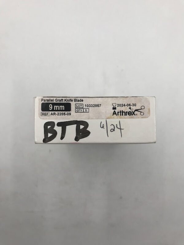 ARTHREX AR-2285-09 Parallel Graft Knife Blade (5/Box) (X)