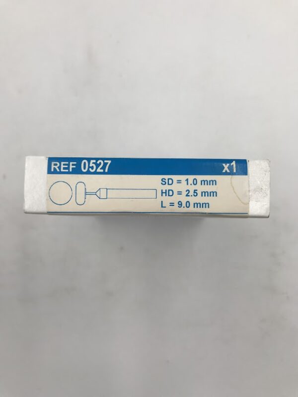 MEDTRONIC 0527 Causse H/A Mini-Head Total w/Malleable Link Flex H/A Shaft 1.0mm x 2.5mm x 9.0mm