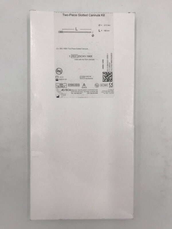 AD-TECH 2SCK1-190X Two-Piece Slotted Cannula Kit 2.11mm x 190mm (X)