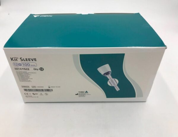APPLIED MEDICAL CTS22 Kii Sleeve, Z-Thread Sleeves 12x100mm (12/Box)(X)