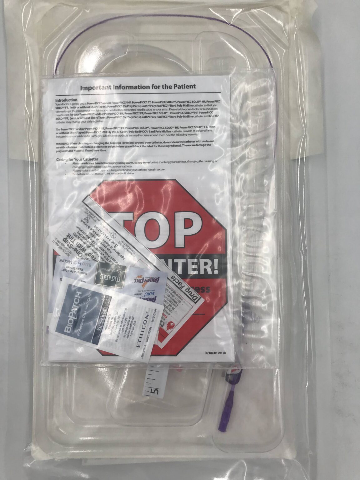 BARD CK000921 PowerPICC Provena Single Lumen Catheter 3F x 70cm(X