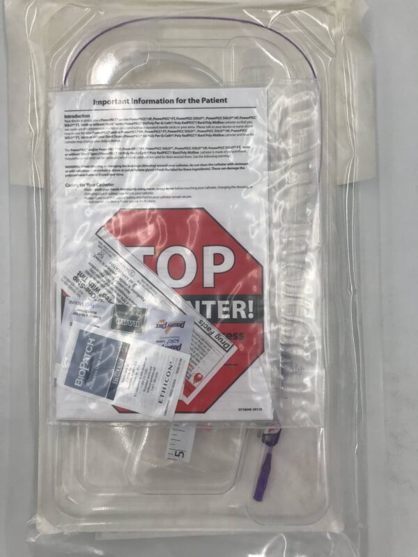 BARD CK000921 PowerPICC Provena Single Lumen Catheter 3F x 70cm(X)