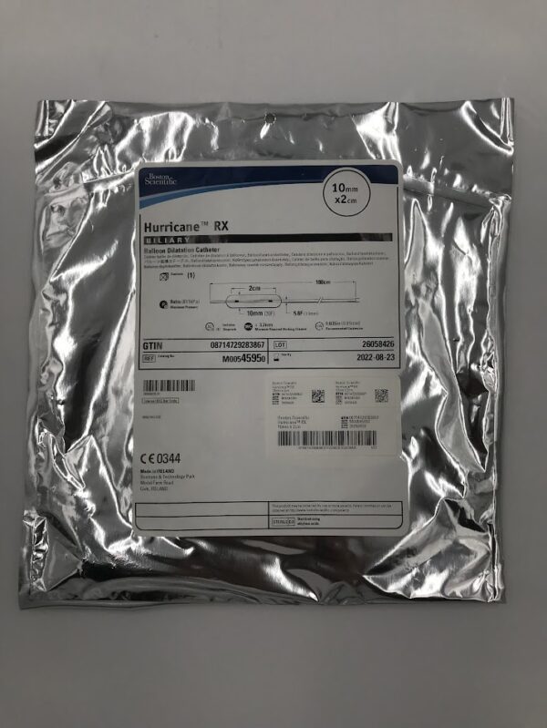 BOSTON SCIENTIFIC 4595 Hurricane RX Biliary Balloon Dilatation Catheter 10mm x 2cm (X)