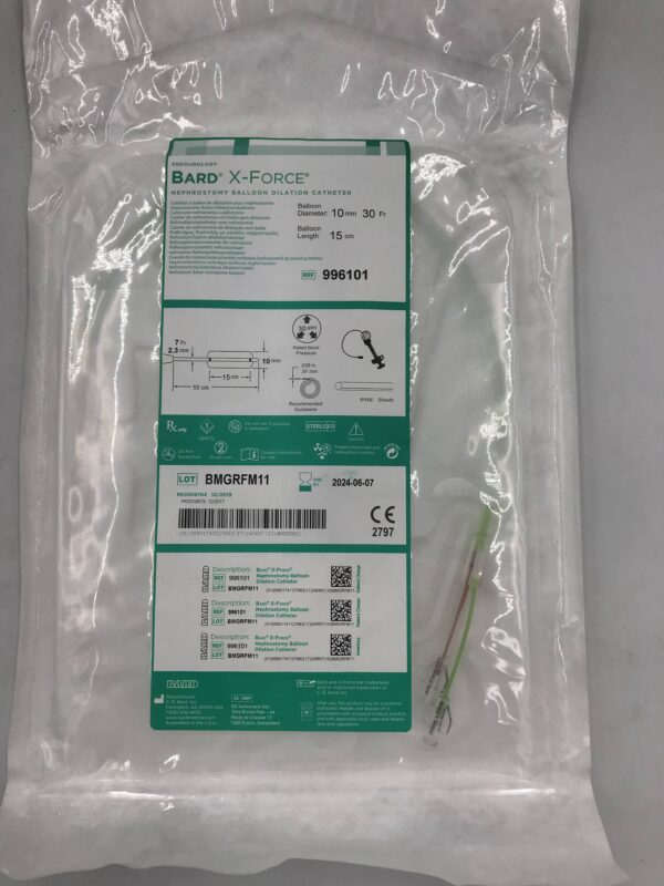 BARD 996101 X-Force Nephrostomy Balloon Dilation Catheter 30F x 10mm x 15cm (X)