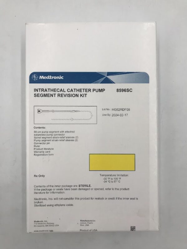 MEDTRONIC 8596SC Intrathecal Catheter Pump Segment Kit (X)