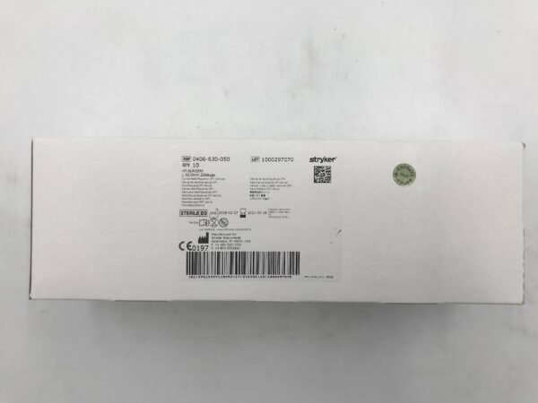 STRYKER 0406-630-050 HF-SURGERY Curved RadioFrequency Cannula L:50/5mm 22G (10/Box) (X)
