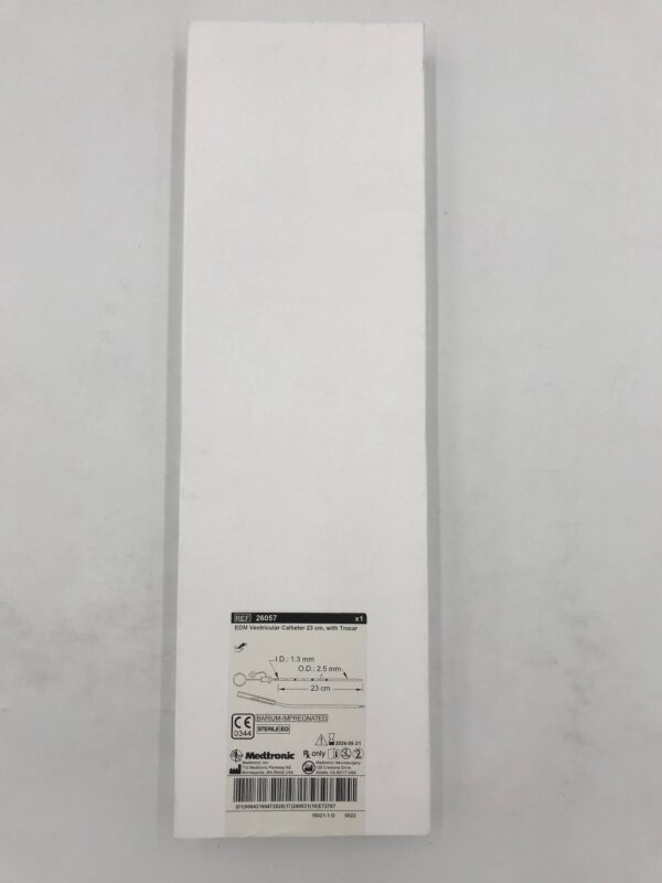 MEDTRONIC 26057 EDM Ventricular Catheter w/ Trocar 23cm (X)