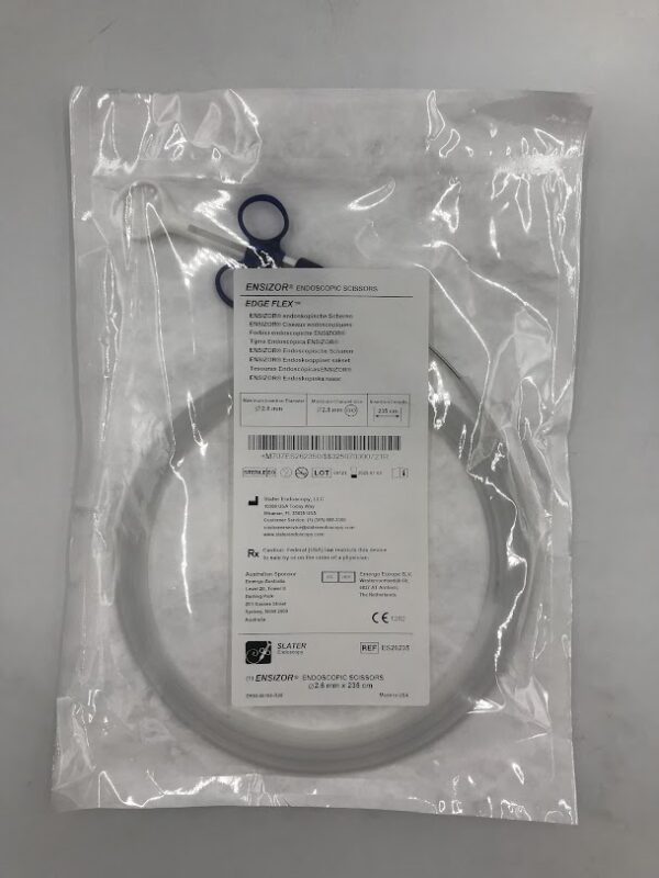 SLATER ENDOSCOPY ES26235 Edge Flex Ensizor Endoscopic Scissors 2.6mm x 2.8mm x 23cm