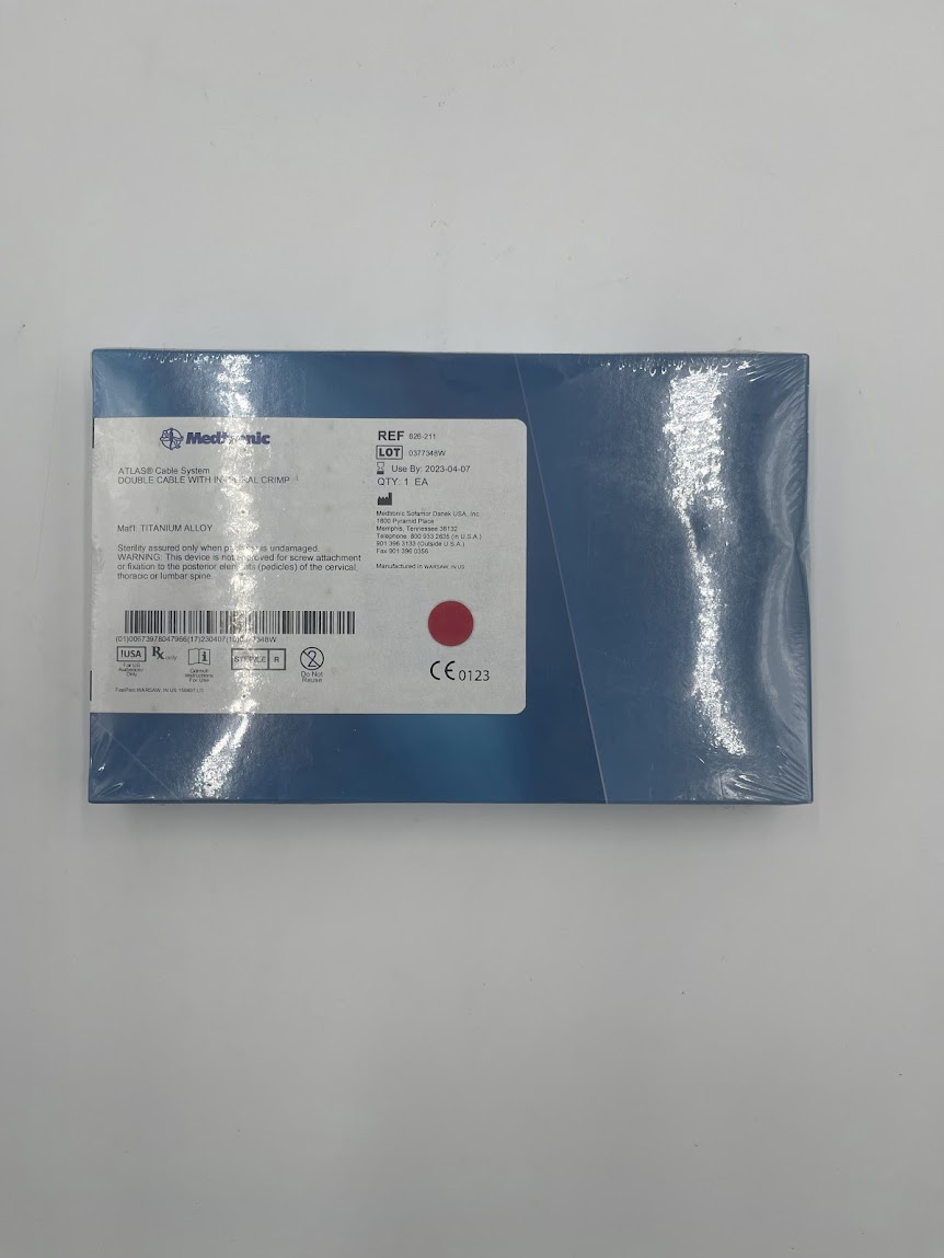 MEDTRONIC 826-211 ATLAS Double Cable w/ Integral Crimp System (X)